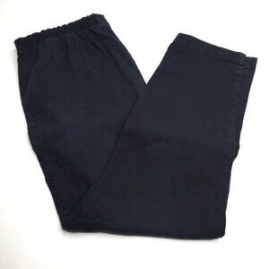 Avenue Jeans Womens Denim Legging Elastic Waist Black Straight Leg Size 20P